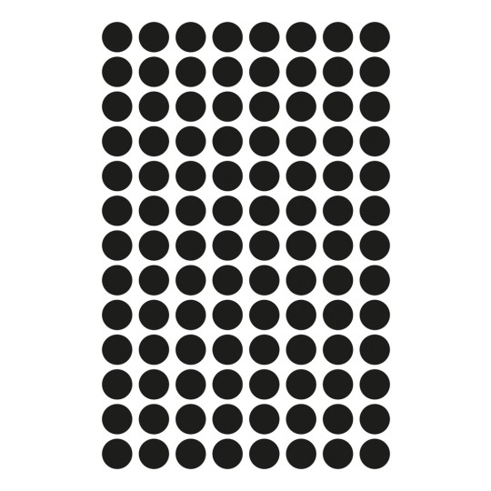 Slika pojedinačni list, Artikl: 3009, oznake, format: ⌀ 8 mm, 104 oznake/list?