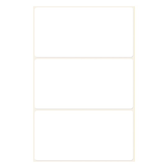 Slika pojedinačnog lista, artikl: 3081, višenamjenske naljepnice, format: 76 x 39 mm, 3 naljepnice/ark.