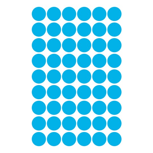 Jednostrani list, Artikl: 3142, Oznake, Format: ⌀ 12 mm, 54 oznaka/stranica?