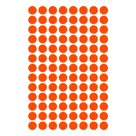 Prikaz pojedinačnog lista, artikl: 3177, označavanje točaka, format: ⌀ 8 mm, 104 označavajuće točke/ list?