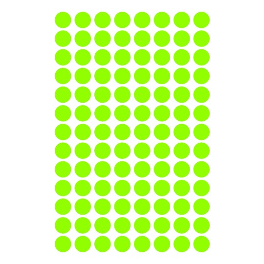 Slika pojedinačni list, artikl: 3179, markacijske točke, format: ⌀ 8 mm, 104 markacijske točke/ploča.