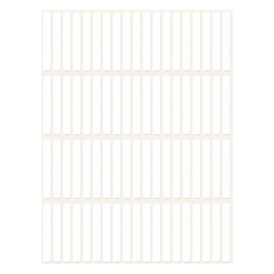 Slika pojedinačni list, Artikl: 3322, Višenamjenske naljepnice, Format: 37 x 5 mm, 76 naljepnica/list?