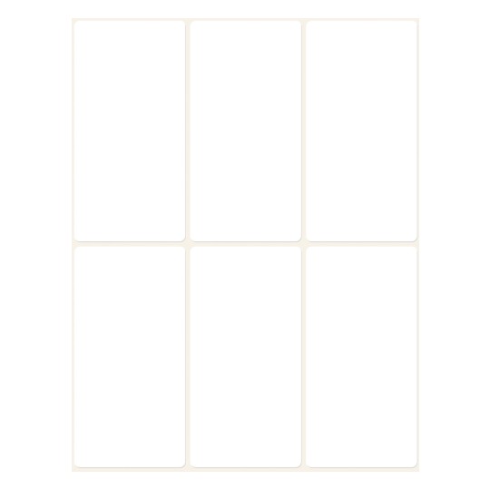Slika samostalnog lista, artikl: 3329, višenamjenske naljepnice, format: 76 x 39 mm, 6 naljepnica/list?