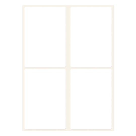 Slika s pojedinačnim listom, Artikl: 3330, Višenamjenske naljepnice, Format: 80 x 54 mm, 4 naljepnice/list?