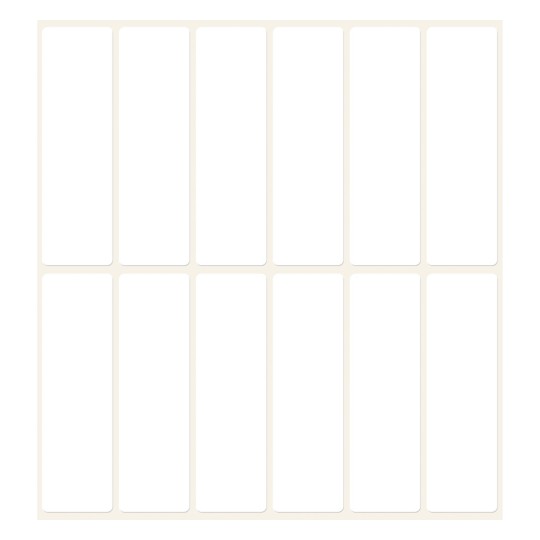 Slika pojedinačni list, Artikal: 3340, višenamjenske naljepnice, format: 62 x 19 mm, 12 naljepnica/stranica?