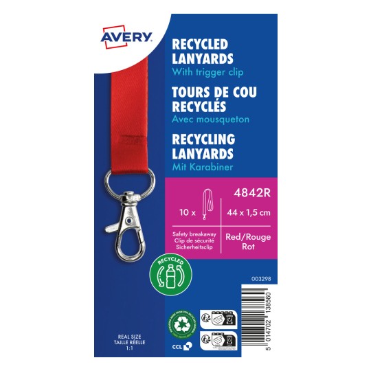 Prikaz proizvoda: Avery Zweckform, artikl: 4842R, vezica, 15 x 440 mm, malo pakiranje, 10 komada.