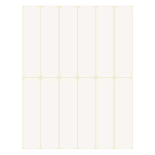 Crtanje probijanja pojedinačnog lista A4, Artikal: 51064, Naljepnice za imena, Format: 76 x 19 mm