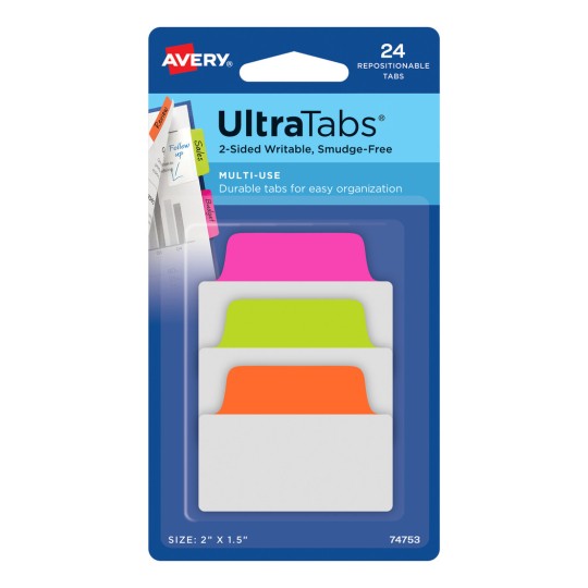 Slika proizvoda: Avery Zweckform, Artikl: 74753, Samoljepljive trake, 50,8 x 38,1 mm, Malo pakiranje, 24 komada.