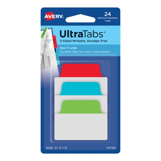 Slika proizvoda: Avery Zweckform, Artikal: 74754, samoljepljivi listići, 50,8 x 38,1 mm, malo pakiranje, 24 komada.