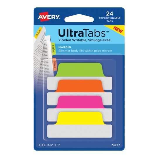 Slika proizvoda: Avery Zweckform, Artikl: 74767, Ljepljive trake, 63,5 x 25,4 mm, Malo pakiranje, 24 komada.