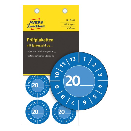 Slika pojedinačni list, artikal: 7903, naljepnice za ispitivanje, format: ⌀ 30 mm, 8 naljepnica za ispitivanje/list?