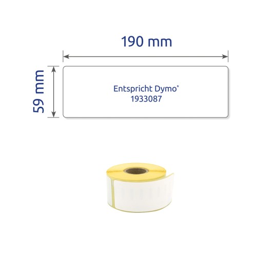 Pojedinačna slika etiketa, Artikl: A1933087, rolne-etikete, Format: 59 x 190 mm, 170 etiketa/rolna.