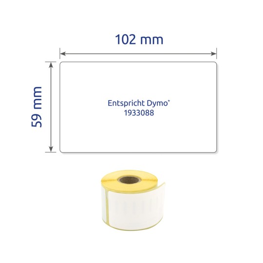 Pojedinačna slika naljepnice, Artikl: A1933088, rolo naljepnice, Format: 59 x 102 mm, 300 naljepnica/rola