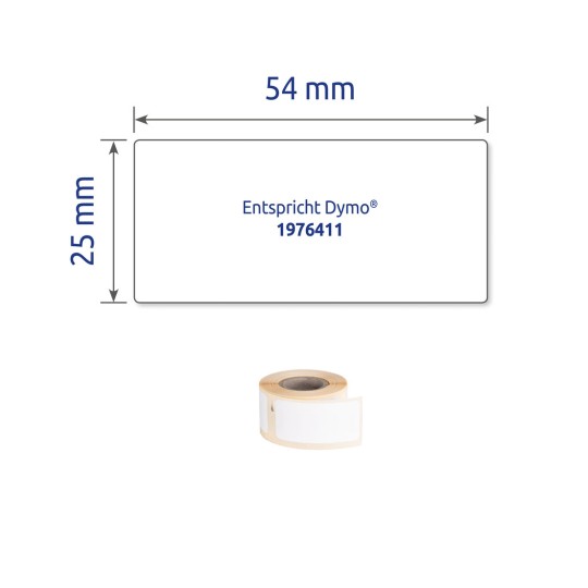 Pojedinačna slika etikete, artikl: A1976411, etikete na rolni, format: 25 x 54 mm, 160 etiketa/rolna?