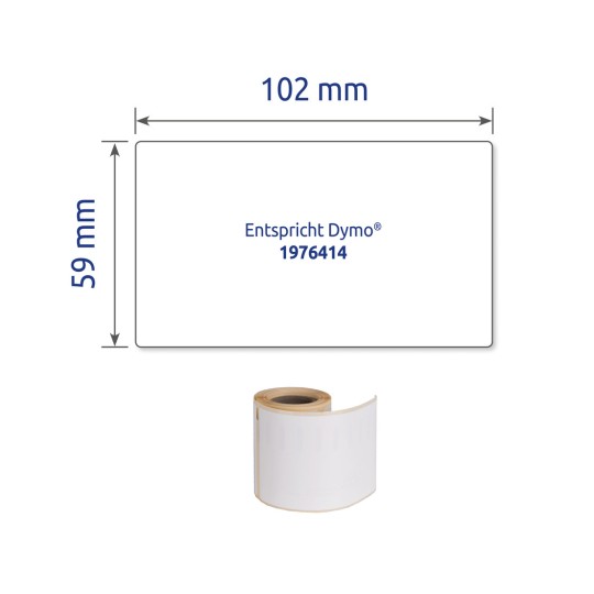 Pojedinačna slika naljepnice, Artikl: A1976414, Naljepnice u rolama, Format: 59 x 102 mm, 50 naljepnica/rola