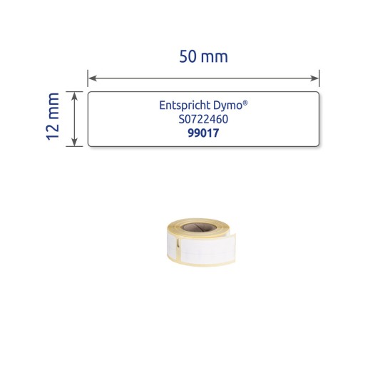 Jednostruka slika naljepnice, Artikl: AS0722460, Naljepnice na roli, Format: 12 x 50 mm, 220 naljepnica/rola