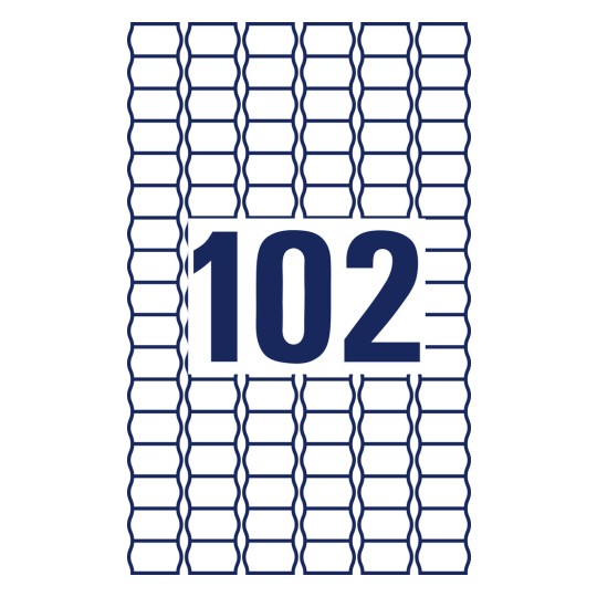 Udarni crtež pojedinačni list A4, Artikal: L3410REV-25, cijena naljepnica, format: 26 x 16 mm, 102 naljepnice/stranica?