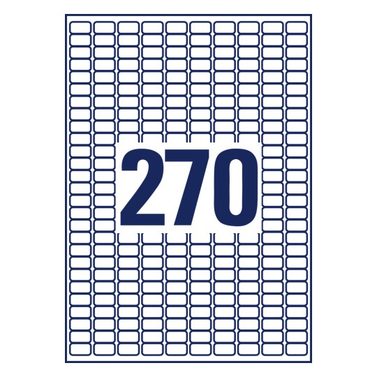 Stanza crtež Jednostruki list A4, Artikal: L4730REV-10, Naljepnice, odvojive, Kućni ured, Malo pakiranje, Format: 17,8 x 10 mm, 270 naljepnica/list?