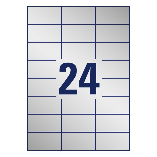 Crtanje probijanja pojedinačni list A4, Artikl: L6133-20, naljepnice za tipne pločice, Format: 70 x 37 mm, 24 naljepnica/list?