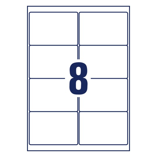 Strojna crtež jedinstvenog lista A4, Artikl: L7976-25, etikete za zamrzavanje, Format: 99,1 x 67,7 mm, 8 etiketa/list?