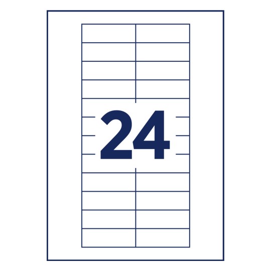 Skica probijanja pojedinačnog lista A4, Artikl: POL20MA66-20DR, Imenik, Format: 68 x 22 mm?