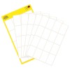 Slika pakiranja s listom naljepnica: Avery Zweckform Višenamjenske naljepnice, Artikl: 3074, Format: 29 x 18 mm, Sadržaj: 96 naljepnica / 6 listova, 16 naljepnica/list.