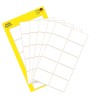 Slika pakiranja s listovima naljepnica: Avery Zweckform višenamjenske naljepnice, artikl: 3075, format: 32 x 23 mm, sadržaj: 60 naljepnica / 6 listova, 10 naljepnica/list?