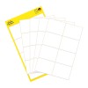 Slika pakiranja s listom naljepnica: Avery Zweckform višenamjenske naljepnice, artikal: 3078, format: 38 x 29 mm, sadržaj: 40 naljepnica / 5 listova, 8 naljepnica/listu.