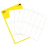 Slika pakiranja s listovima naljepnica: Avery Zweckform višenamjenske naljepnice, artikl: 3079, format: 50 x 19 mm, sadržaj: 48 naljepnica / 6 listova, 8 naljepnica/list.