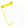 Slika pakiranja s listom naljepnica: Avery Zweckform univerzalne naljepnice, Artikl: 3080, Format: 76 x 19 mm, Sadržaj: 36 naljepnica / 6 listova, 6 naljepnica/listu.