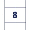 Crtanje matrice pojedinačnog lista A4, Artikl: 3427, Univerzalne naljepnice, Format: 105 x 74 mm, 8 naljepnica/ploči?
