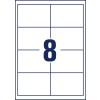 Stanzni crtež pojedinačni list A4, Članak: 3660-200, Univerzalne naljepnice, Format: 97 x 67,7 mm, 8 naljepnica/list?
