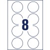 Strojarska crtež jednom listu A4, Artikal: 5081, Okrugle naljepnice, odvojive, Format: ⌀ 65 mm, 8 naljepnica/list?