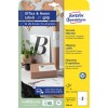 Slika pakiranja: Avery Zweckform bijele naljepnice za otpremu, Artikl: 7168-10, Format: 199,6 x 143,5 mm, Prikladno za: Inkjet, laserski pisač crno-bijeli, laserski pisač u boji, Sadržaj: 20 naljepnica / 10 listova, 2 naljepnice po listu.