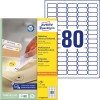 Pakiranje s arkom naljepnica: Avery Zweckform univerzalne naljepnice, odstranjive, artikl: L4732REV-100, format: 35,6 x 16,9 mm, prikladno za: Inkjet, crno-bijeli laser, kolor laser, sadržaj: 8.000 naljepnica / 100 araka, 80 naljepnica/araku.