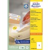 Slika pakiranja: Avery Zweckform univerzalne naljepnice, uklonjive, artikal: L4735REV-100, format: 210 x 297 mm, prikladne za printer: inkjet, laserski crno-bijeli, laserski u boji, sadržaj: 100 naljepnica / 100 listova, 1 naljepnica/list?