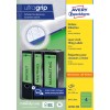 Slika pakiranja: Avery Zweckform naljepnice za registratore, Artikl: L4768-100, Format: 61 x 192 mm, Pogodnost za ispis: Inkjet, laserski pisač crno-bijelo, laserski pisač u boji, Sadržaj: 400 naljepnica / 100 listova, 4 naljepnice/list?