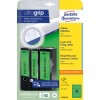 Slika pakiranja: Avery Zweckform naljepnice za registratore, Artikl: L4768-20, Format: 61 x 192 mm, Pogodnost za pisače: Inkjet, laserski crno/bijeli, laserski u boji, Sadržaj: 80 naljepnica / 20 listova, 4 naljepnice/ list?