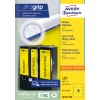 Slika pakiranja: Avery Zweckform naljepnice za registratore, Artikl: L4769-100, Format: 61 x 192 mm, Prikladno za: Inkjet, crno-bijeli laserski, laserski u boji, Sadržaj: 400 naljepnica / 100 listova, 4 naljepnice/list?
