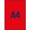 Crtanje izrezivanja pojedinačnog lista A4, Artikl: L6005-25, Etikete u posebnim bojama, Format: 210 x 297 mm, 1 etiketa/list?