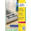 Pakiranje: Avery Zweckform srebrne etikete s imenom proizvoda, Artikl: L6011-8, Format: 63,5 x 29,6 mm, Prikladnost za ispis: laserski ispis u crno-bijeloj, Sadržaj: 216 etiketa / 8 listova, 27 etiketa po listu.