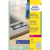 Slika pakiranja: Avery Zweckform srebrne oznake, artikl: L6013-8, format: 210 x 297 mm, prikladno za ispis: crno-bijeli laserski pisač, sadržaj: 8 etiketa / 8 listova, 1 etiketa/ploča.