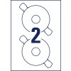 Izrezani crtež, pojedinačni list A4, Artikl: L6015-25, CD-naljepnice ClassicSize, Format: ⌀ 117 mm, 2 naljepnice/stranica?