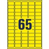 Stanciranje na pojedinačnom listu A4, Artikal: L7651Y-25, Naljepnice u posebnim bojama, Format: 38,1 x 21,2 mm, 65 naljepnica/list?