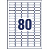 Crtež za štancanje pojedinačnih listova A4, Artikl: L7872-20, Jako ljepljive papirnate naljepnice, Format: 35,6 x 16,9 mm, 80 naljepnica/list?