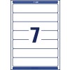 Stancirani crtež pojedinačnog lista A4, Artikal: LR4760-25, Reciklirane naljepnice za registratore, Format: 38 x 192 mm, 7 naljepnica/komad?