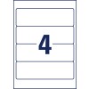 Stanovanje pojedinačni list A4, Artikl: LR4761-10, reciklirana etiketa za fascikle, kućni ured, malo pakiranje, format: 61 x 192 mm, 4 etikete/list?